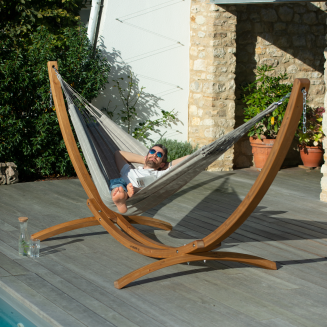 Stojak na hamak podwójny La Siesta Elipso Nature - 7