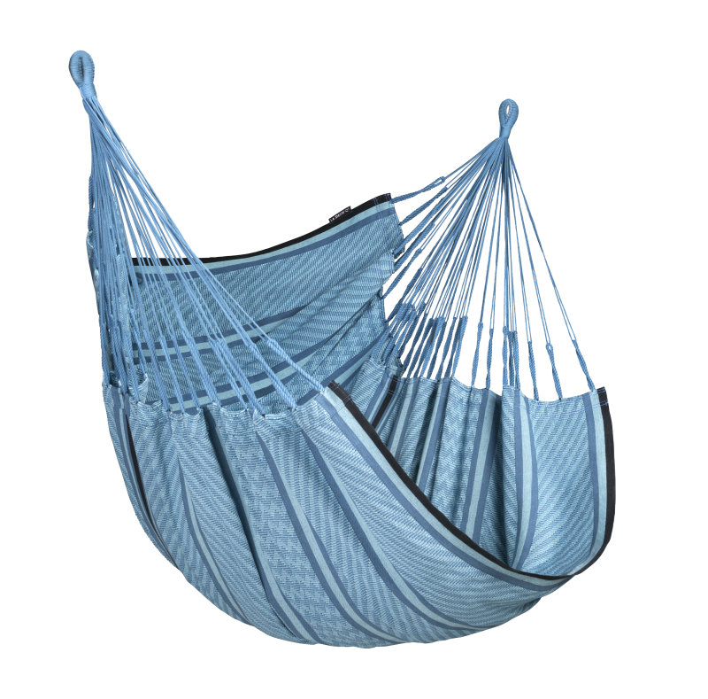 Siedzenie wiszące La Siesta Cumbia Organic Blue Zebra King