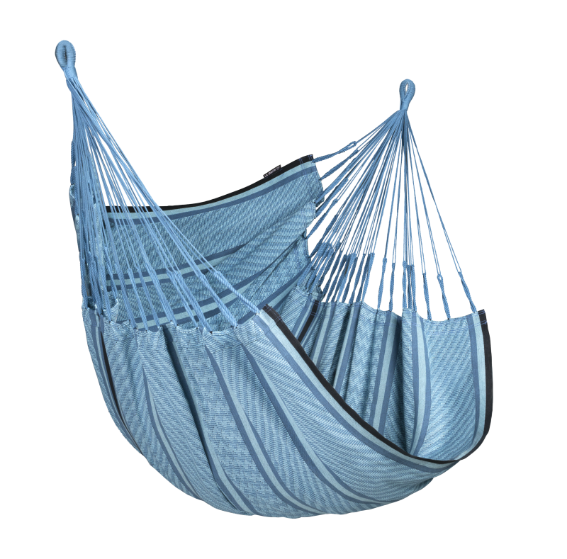 Siedzenie wiszące La Siesta Cumbia Organic Blue Zebra King