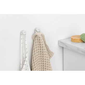 Brabantia | MindSet towel hooks, white, 2 pieces - 4