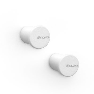 Brabantia | MindSet towel hooks, white, 2 pieces