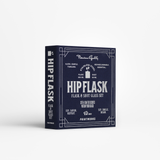 Piersiówka w opakowaniu prezentowym | PRINTWORKS - 2