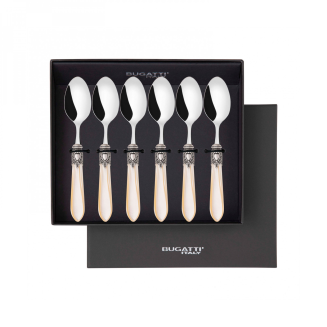 Zestaw 6 łyżeczek do herbaty Casa Bugatti Oxford Ivory/Old Silver - 2