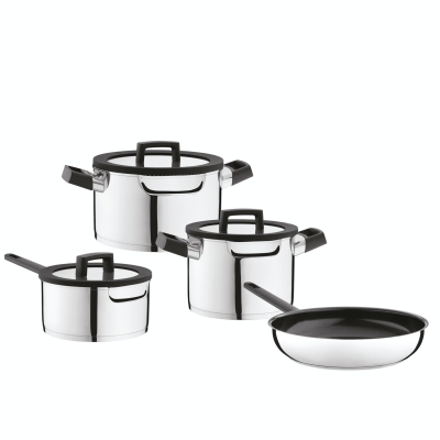 Zestaw garnków BergHOFF Uqonic Downdraft 7 elementów | BESTSELLER