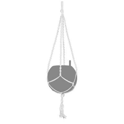 Zawieszenie Lechuza Makramee białe do donic Puro