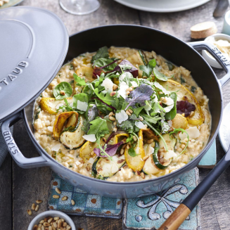 Głęboka patelnia do duszenia z pokrywą Staub Chistera 24 cm graphite grey - 7