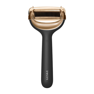 Roller do mezoterapii igłowej twarzy i ciała 9w1 Geske z Aplikacja (szary) - 4