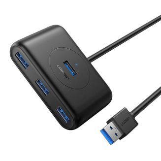  UGREEN CR113 4-port Hub 1m (Black) - 2