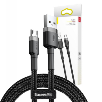 Kabel BASEUS Cafule USB-A-micro USB 1m (szaro-czarny) - 5