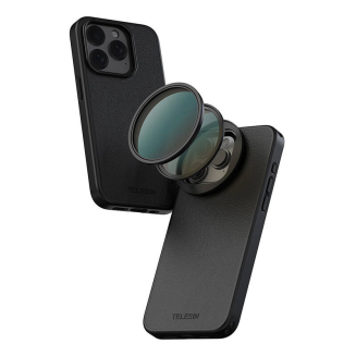 Etui TELESIN iPhone 15 Pro ramka magnetyczna na filtry - 2