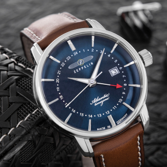 Zegarek Męski ZEPPELIN Atlantic Timezone 8442-3 + BOX - 4