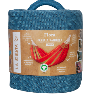 Hamak La Siesta Flora Organic Blue Kingsize - 3