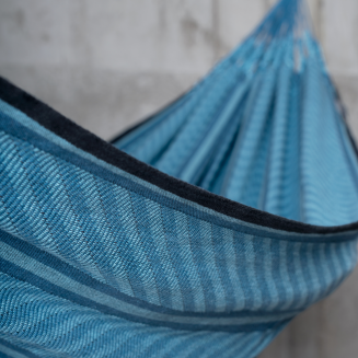 Hamak La Siesta Flora Organic Blue Kingsize - 5