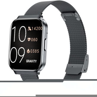 Smartwatch Gravity Czarny Pasek + Bransoleta GT44-5 - 4