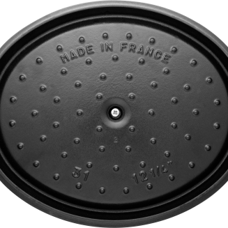Garnek żeliwny owalny Staub - 2.35 ltr, Grafitowy - 2