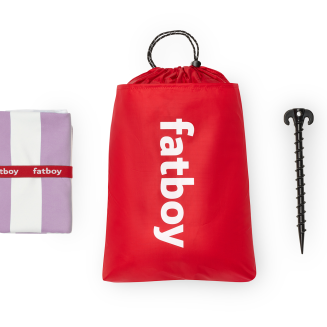 Ręcznik plażowy z poduszką Fatboy Beach Baggy Lilac - 3