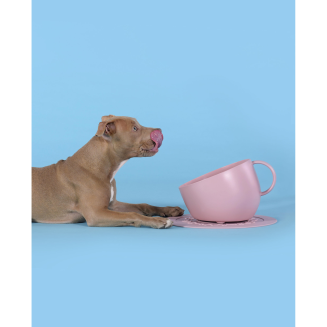 Miska dla psa United Pets Cup 2500 ml różowa - 3