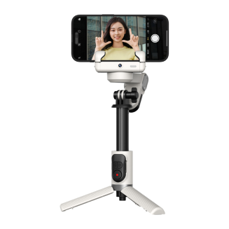  AOCHUAN M1 Pro Gimbal with RGB Lighting (White) - 5