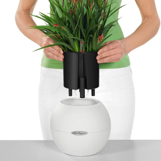 Lechuza Puro Color 20 white flowerpot - 3