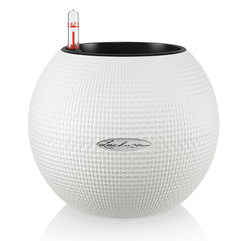 Lechuza Puro Color 20 white flowerpot