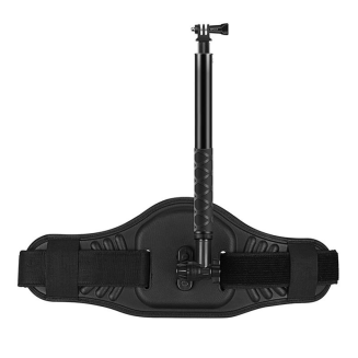  PULUZ chest strap with selfie stick, 1/4 thread - 2