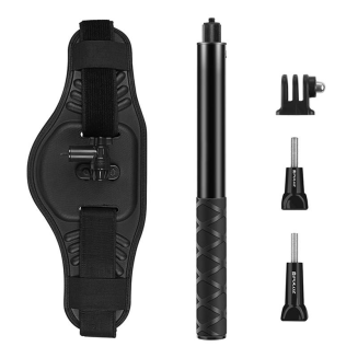  PULUZ chest strap with selfie stick, 1/4 thread - 3