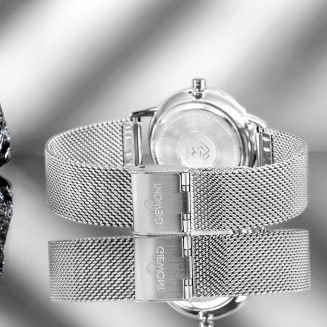 Zegarek Damski Giewont Sapphire Srebrny GW4130-B1 - 8