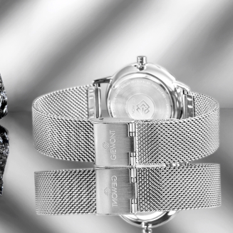 Zegarek Damski Giewont Sapphire Srebrny GW4130-B1 - 8