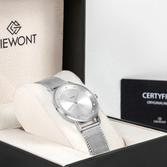 Zegarek Damski Giewont Sapphire Srebrny GW4130-B1 - 9