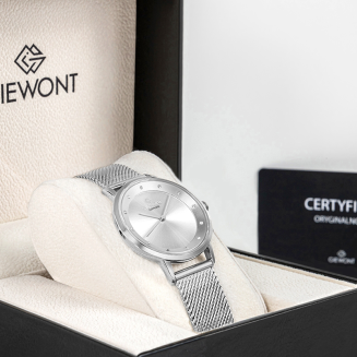 Zegarek Damski Giewont Sapphire Srebrny GW4130-B1 - 9