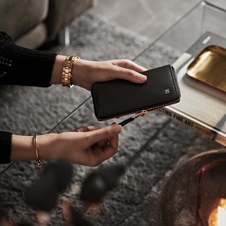 Zestaw do manicure Zwilling Twinox Gold czarne skórzane etui 3 elementy - 6