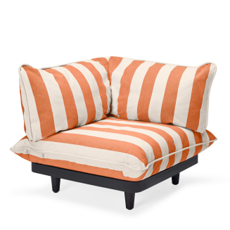 Narożnik ogrodowy Fatboy Paletti Corner Seat Stripe Orange Creme - 2