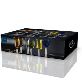 Kieliszki do wódki Lyngby Glas Aquavit Color 6 szt. - 12