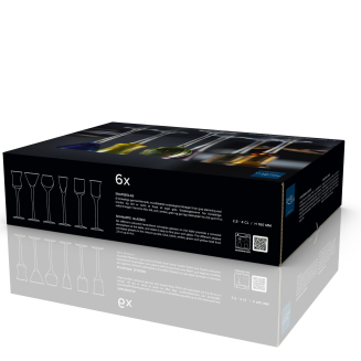 Lyngby Glass Aquavit MIX vodka glasses, 6 pcs. - 13