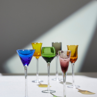 Lyngby Glass Aquavit MIX vodka glasses, 6 pcs. - 8