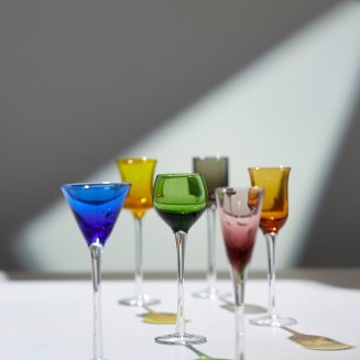 Kieliszki do wódki Lyngby Glas Aquavit Color 6 szt. - 8