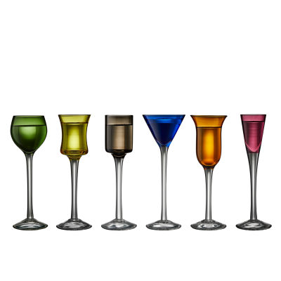 Kieliszki do wódki Lyngby Glas Aquavit Color 6 szt.