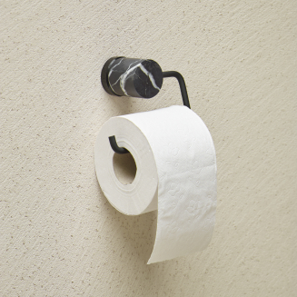  Aquanova Nero Black toilet paper holder - 3