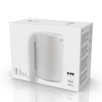 Kosz łazienkowy ścienny Zone Denmark Rim White 3.3l - 3