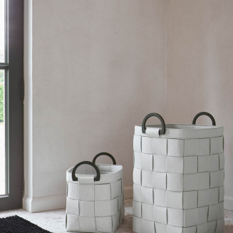 Kosz na pranie Aquanova Dix Silver Grey - 2