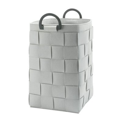 Kosz na pranie Aquanova Dix Silver Grey