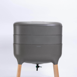Kompostownik domowy Urbalive szary 50x38 cm - 3