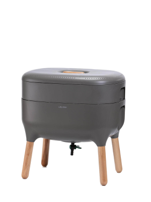 Kompostownik domowy Urbalive szary 50x38 cm