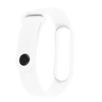 Pasek silikonowy do Xiaomi 5/6 - biały - 2