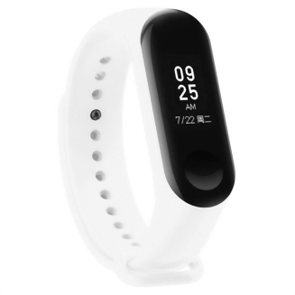 Pasek silikonowy do Xiaomi 5/6 - biały - 3