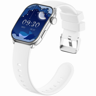Smartwatch Damski GRAVITY GT28-10 Pasek + Bransoleta Biało Srebrny - 7