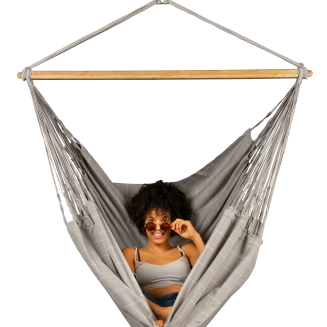 Fotel hamakowy La Siesta Domingo Almond Comfort - 2
