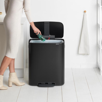 Kosz pedałowy na śmieci Brabantia Bo 60 l Matt Black - 5