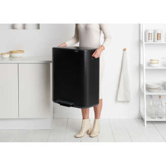 Kosz na śmieci Brabantia Bo 60l czarny matowy - 7