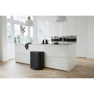  Brabantia Bo waste bin 60l, matte black - 9